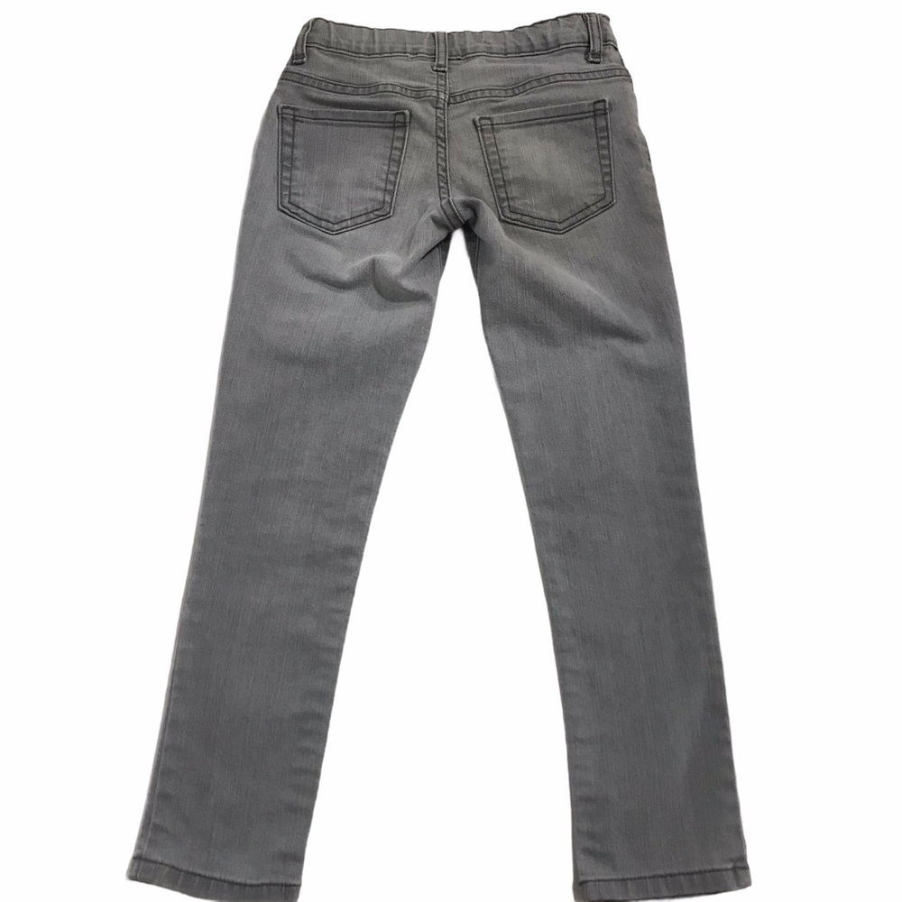 THE CHILDREN’S PLACE Jeans Gray Light Wash Denim Size 7 Stretch Adjustable Waist